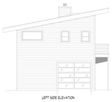 Contemporary House Plan - Point Poolhouse 51309 - Left Exterior
