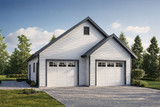 Traditional House Plan - Garage 20328 - Front Exterior