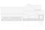 Farmhouse House Plan - Powers 93608 - Left Exterior