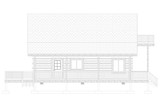 Lodge Style House Plan - Pugh Cabin 58678 - Right Exterior