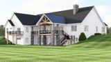 Traditional House Plan - 51387 - Rear Exterior