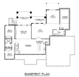 Traditional House Plan - 51387 - Basement Floor Plan