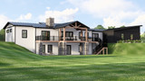 Secondary Image - Modern House Plan - 58704 - Right Exterior