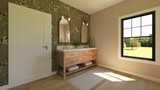 Modern House Plan - 58704 - Master Bathroom