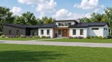 Modern House Plan - 58704 - Front Exterior