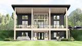 Modern House Plan - 38713 - Rear Exterior