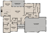 Craftsman House Plan - The Magnolia 88870 - 1st Floor Plan
