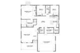 Traditional House Plan - Rommell 38235 - 1st Floor Plan
