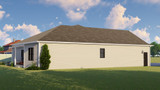 Traditional House Plan - 42890 - Left Exterior