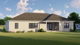 Traditional House Plan - 42890 - Rear Exterior