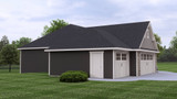 Craftsman House Plan - 99048 - Left Exterior