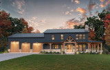 Farmhouse House Plan - Cedar Bluff 87785 - Front Exterior