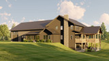 Country House Plan - 25834 - Rear Exterior