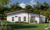 Secondary Image - Contemporary House Plan - Stella 31979 - Rear Exterior