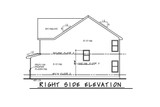 Traditional House Plan - Braiden 60218 - Right Exterior