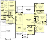 Country House Plan - Dutton 96855 - 1st Floor Plan