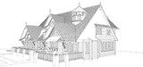 Cape Cod House Plan - Timber Creek 70361 - Right Exterior