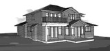 Craftsman House Plan - Condor Place 86256 - Rear Exterior