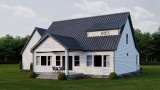 Farmhouse House Plan - 50539 - Rear Exterior
