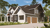 Farmhouse House Plan - 38999 - Right Exterior