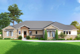 Craftsman House Plan - 44626 - Front Exterior