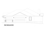 Craftsman House Plan - 44626 - Right Exterior