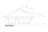 Contemporary House Plan - 61143 - Right Exterior