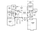 Spanish House Plan - 81973 - 1st Floor Plan