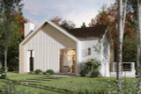 Modern House Plan - Auguste 2 65567 - Rear Exterior
