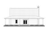 Southern House Plan - Perkins Lane 19197 - Rear Exterior
