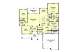 Craftsman House Plan - Millwood 41004 - 1st Floor Plan