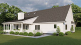 Country House Plan - 256 Olive Street 87011 - Rear Exterior