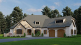 European House Plan - 5013 Highfield Manor 96722 - Front Exterior