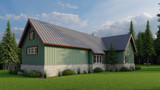 Mountain Rustic House Plan - 5068 Adirondack Place II 53599 - Left Exterior