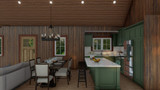 Mountain Rustic House Plan - 5068 Adirondack Place II 53599 - Kitchen