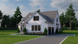 Country House Plan - 5069 Beaufort Place 25516 - Right Exterior