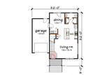 Contemporary House Plan - 16515 - 1st Floor Plan