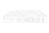 Contemporary House Plan - Seward 16239 - Rear Exterior