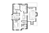 Secondary Image - Traditional House Plan - Italianate 82364 - 2nd Floor Plan