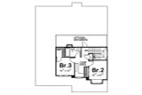 Secondary Image - French Country House Plan - Warrenton 12374 - 2nd Floor Plan