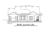Secondary Image - Craftsman House Plan - Farrington 83326 - Rear Exterior