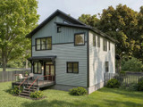 Contemporary House Plan - 78424 - Left Exterior