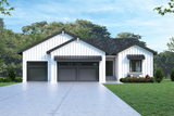 Ranch House Plan - 45529 - Front Exterior