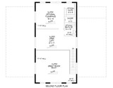Modern House Plan - Rustic Barndo 2 58033 - 2nd Floor Plan