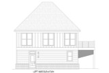 Contemporary House Plan - Nashville 2.5 83436 - Left Exterior