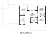 Contemporary House Plan - 68176 - 2nd Floor Plan