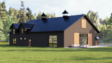 Country House Plan - 99822 - Left Exterior