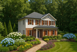 Traditional House Plan - Orient 60069 - Front Exterior