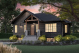 Farmhouse House Plan - Ripley 3 99876 - Front Exterior