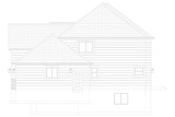 Craftsman House Plan - Crop 90762 - Right Exterior